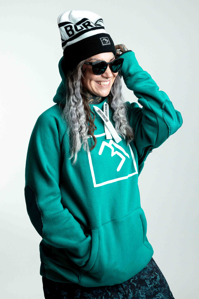 
                  
                    Load image into Gallery viewer, Green Snowboarding Hoodie
                  
                