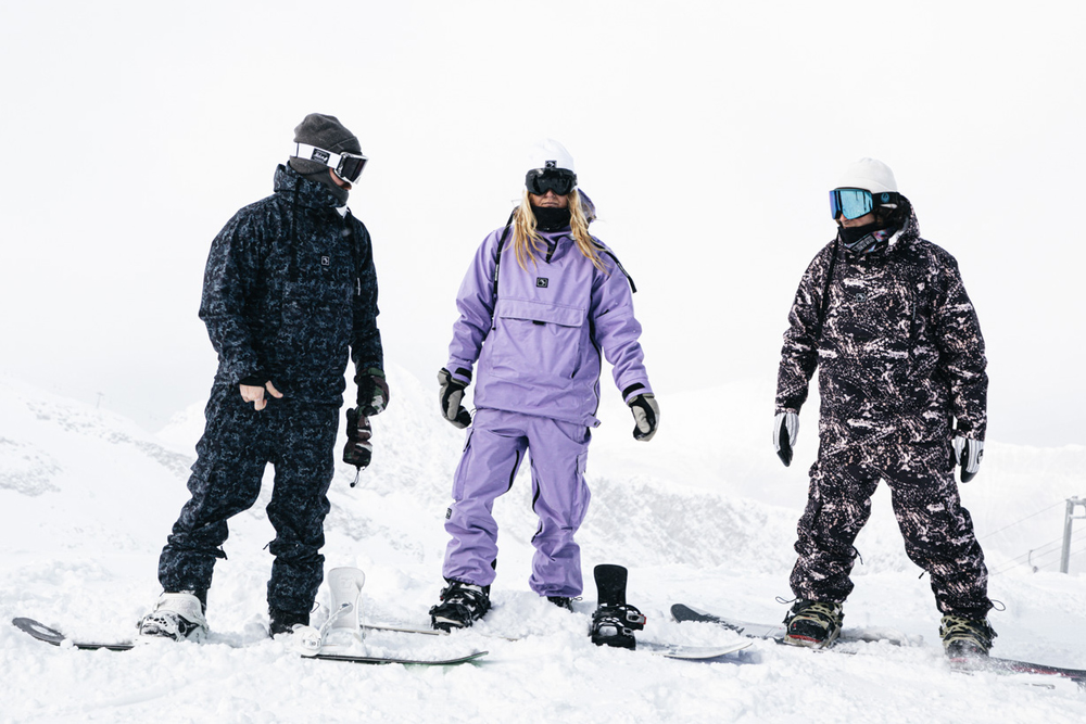 Softshell snowboard outerwear
