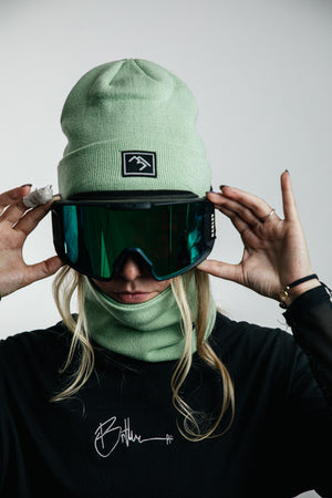 
                  
                    Load image into Gallery viewer, Green Snowboard Beanie
                  
                