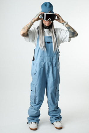 
                  
                    Load image into Gallery viewer, Blue Snowboard Bib Pants
                  
                