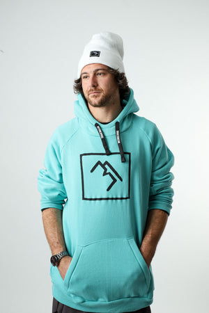 
                  
                    Load image into Gallery viewer, Mint Snowboard Hoodie
                  
                