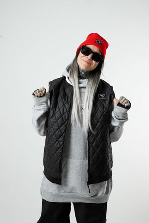 
                  
                    Load image into Gallery viewer, Quilted Gillet - Black
                  
                