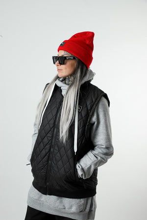 
                  
                    Load image into Gallery viewer, Quilted Gillet - Black
                  
                