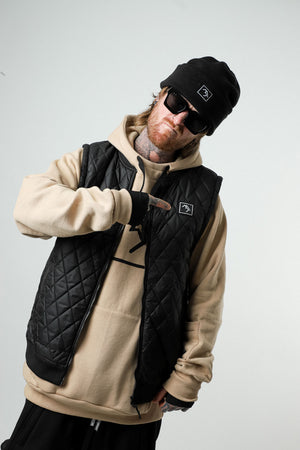 
                  
                    Load image into Gallery viewer, Quilted Gillet - Black
                  
                