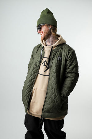 
                  
                    Load image into Gallery viewer, Green Quilted Jacket
                  
                