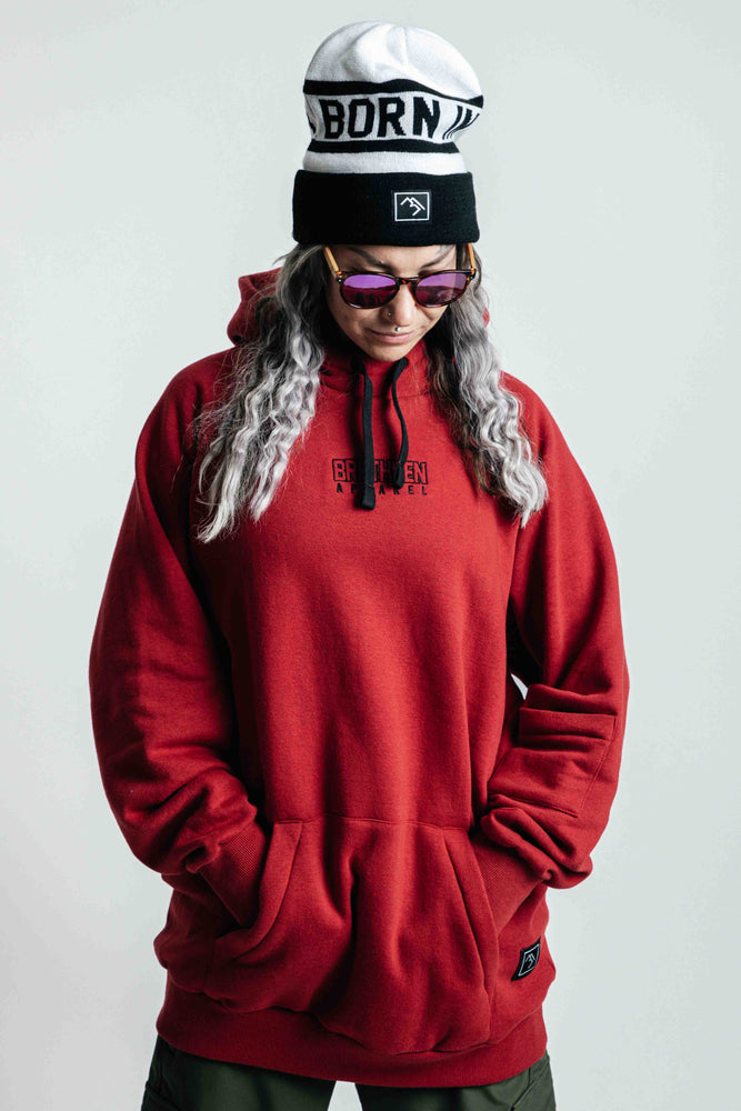 M.G. Snowboard Hoodie - Malbec