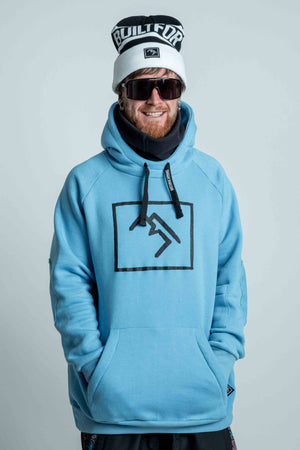 
                  
                    Load image into Gallery viewer, Light Blue Snowboarding Hoodie
                  
                