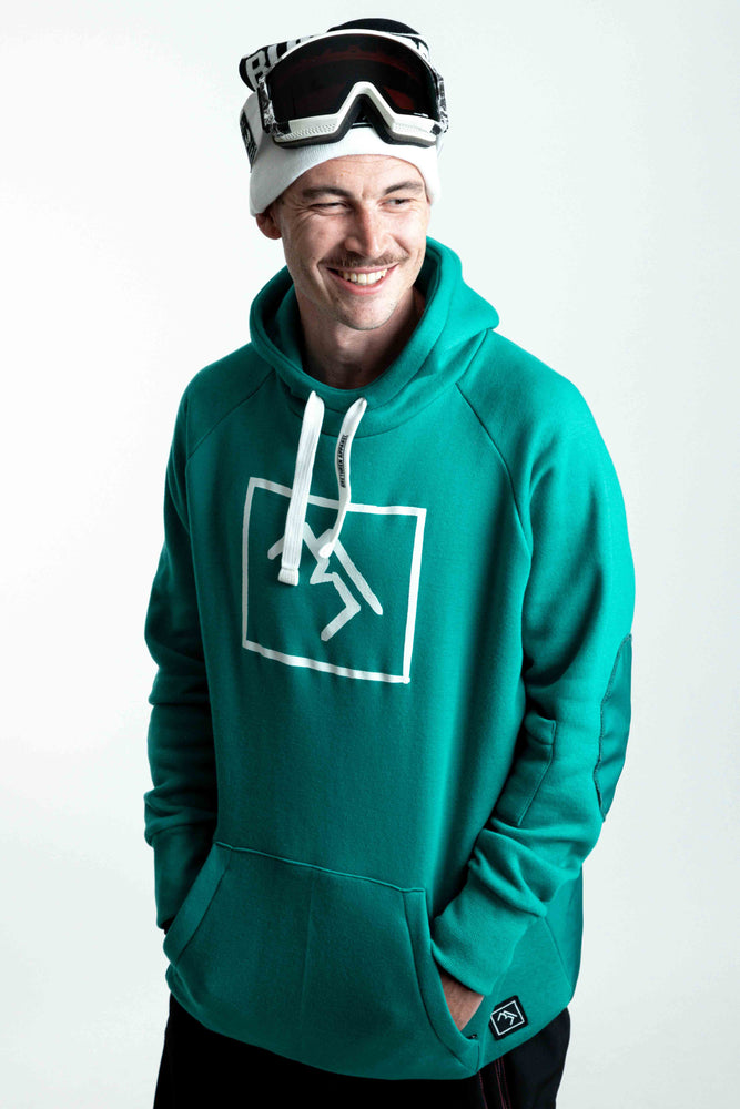 Green Snowboarding Hoodie