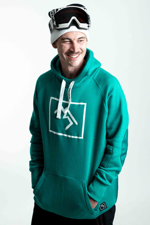 
                  
                    Load image into Gallery viewer, Green Snowboarding Hoodie
                  
                