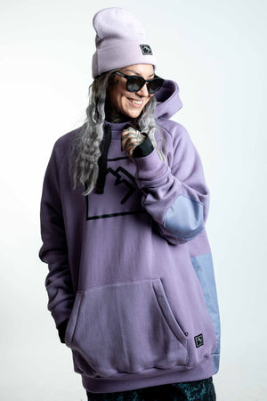 
                  
                    Load image into Gallery viewer, Purple Snowboard Hoodie
                  
                