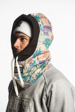 multicolour snowboard hood