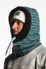 Blue Snowboard Hood