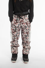 floral snowboarding pants