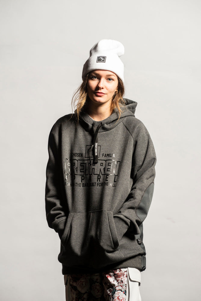 
                  
                    Load image into Gallery viewer, snowboard hoodie charcoal
                  
                