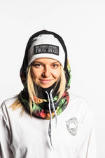 hooded snowboard facemask