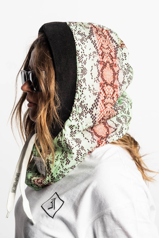 snowboarding hood