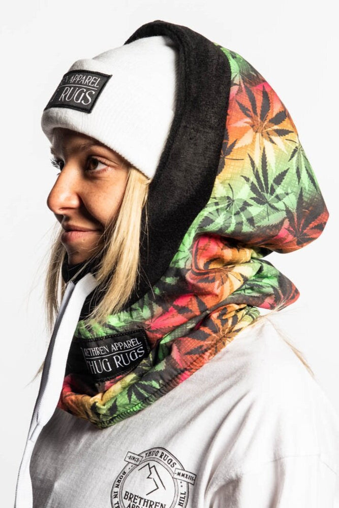 hooded snowboard facemask