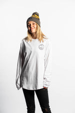 Plaque Longsleeve Tee - White - brethrenapparel