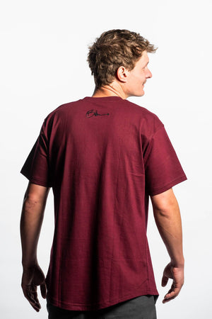
                  
                    Load image into Gallery viewer, Pocket Tee - Maroon - brethrenapparel
                  
                
