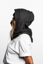 Black snowboard facemask
