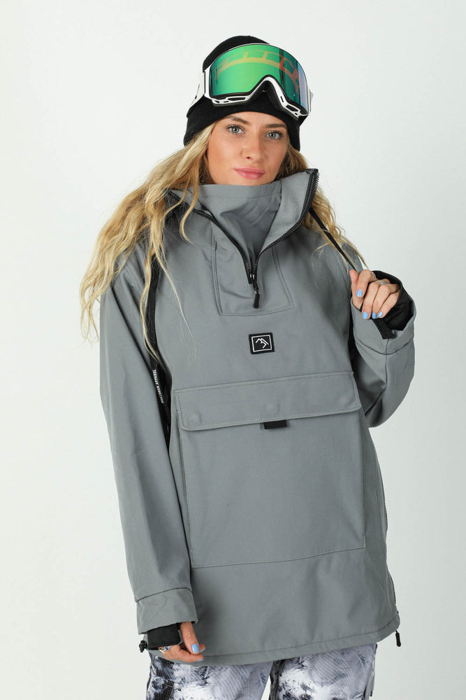 
                  
                    Load image into Gallery viewer, grey snowboard anorak
                  
                