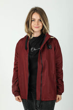 Maroon snowboard coach jacket