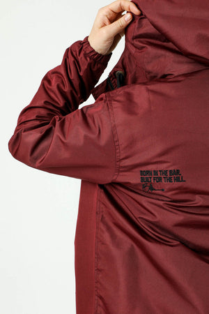 
                  
                    Load image into Gallery viewer, Maroon snowboard coach jacket
                  
                