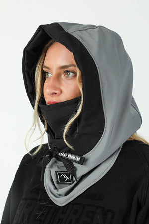 
                  
                    Load image into Gallery viewer, grey snowboard hood
                  
                
