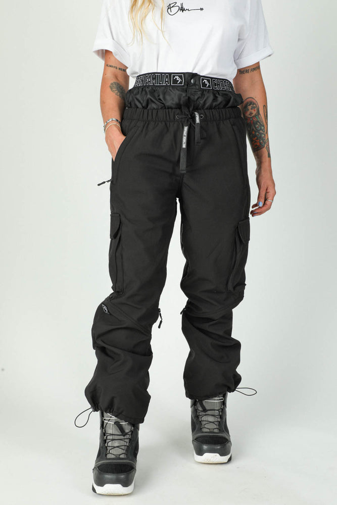 black snowboard pants