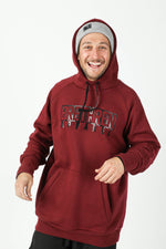 maroon snowboard hoodie