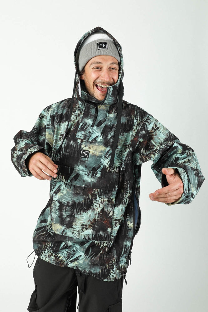 Green snowboard jacket