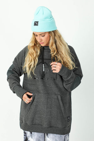 
                  
                    Load image into Gallery viewer, charcoal snowboard hoodie
                  
                