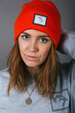 Patch Beanie - Orange - brethrenapparel