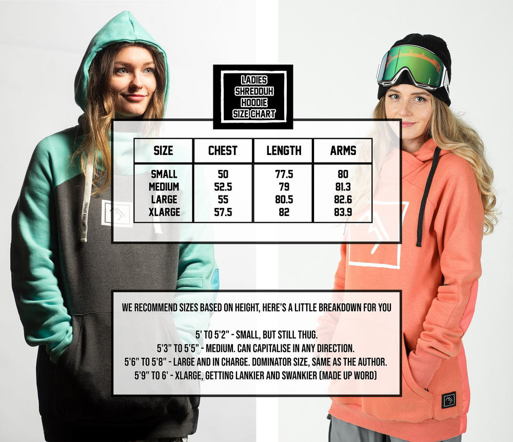 
                  
                    Load image into Gallery viewer, Ladies Shredduh 2.0 Snowboard Hoodie - Horizon
                  
                