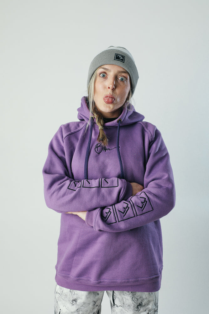 
                  
                    Load image into Gallery viewer, Stacked Hoodie - Purple
                  
                