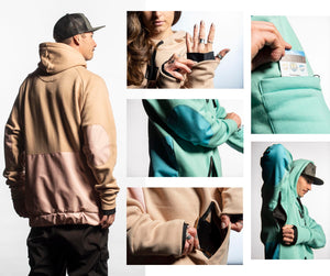 
                  
                    Load image into Gallery viewer, Technical snowboard hoodie
                  
                