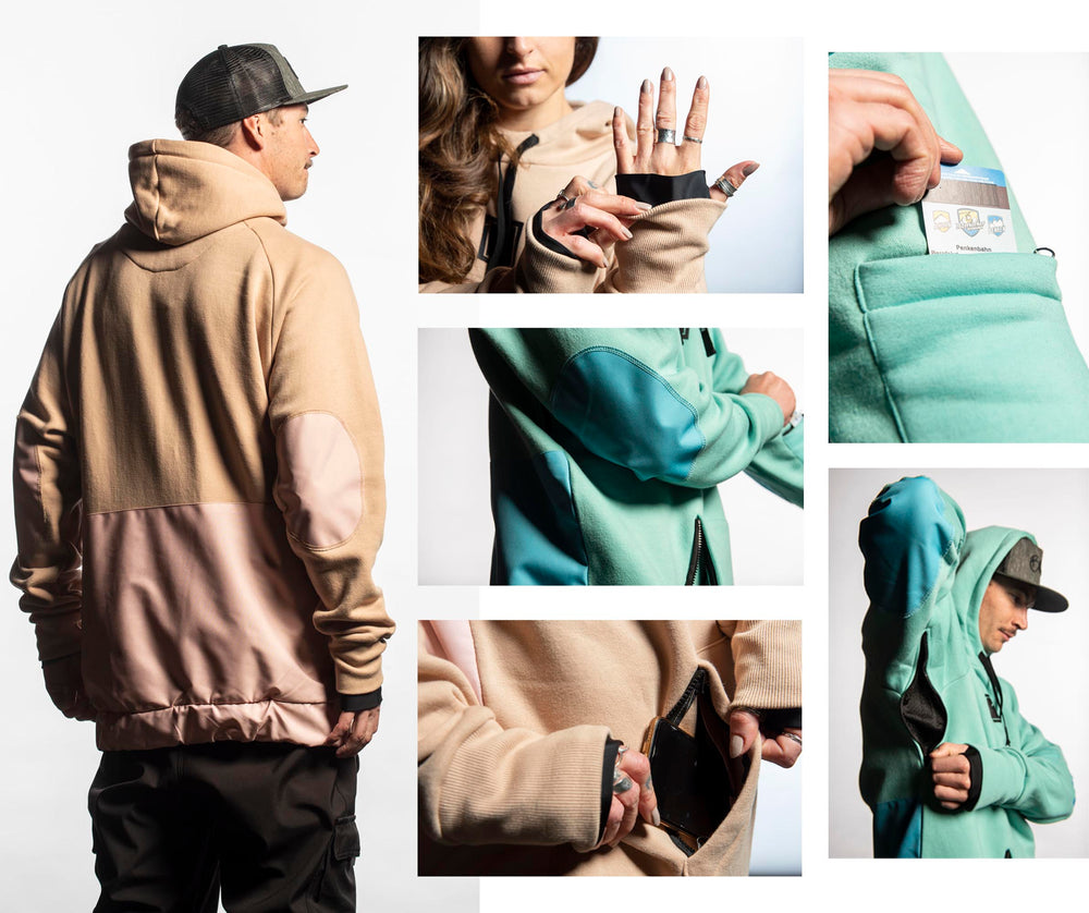 
                  
                    Load image into Gallery viewer, technical snowboard hoodie
                  
                