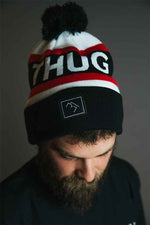 Bobble Hat - Red and Black - brethrenapparel